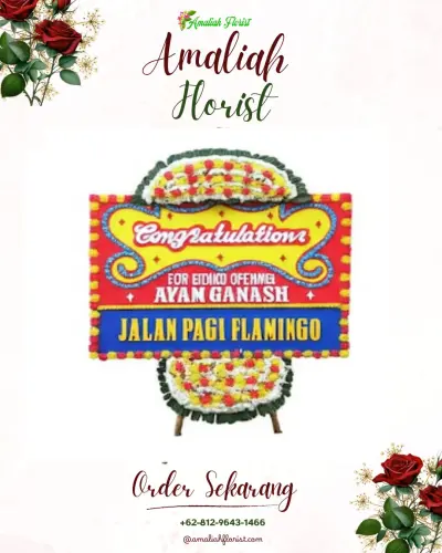 Bunga Papan Congratulation di Muhajirin